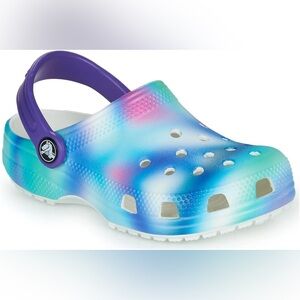 Crocs Children's Classic Solarised Kids Clog White Multi Color